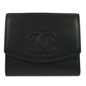 Chanel Black Calfskin Coin Purse Wallet